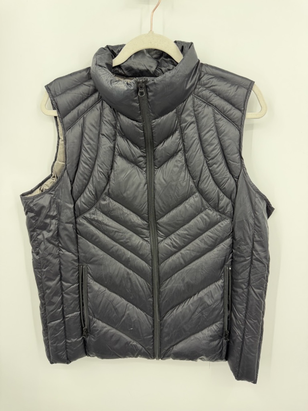 A.N.A. Packable Premium Down Puffer Vest Quilted XL black